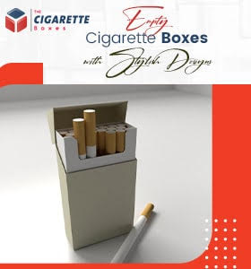 Empty Cigarette Boxes with Stylish Designs